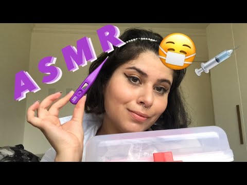 ASMR ENFERMEIRA GENTIL E PACIENTE AGITADA REALIZANDO UMA TRIAGEM  