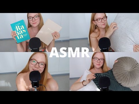 ASMR SUOMI 🌼 LÄHIKUISKAUKSIA & OSTOSTEN ESITTELY 🌼 Whispers, tapping, scratching, page flipping...