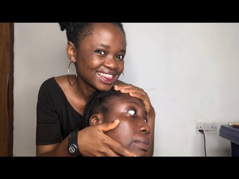 ASMR RELAXING FACE TOUCHING AND NITPICKING WITH SOFT WHISPERS FOR DEEP SLEEP 😴 