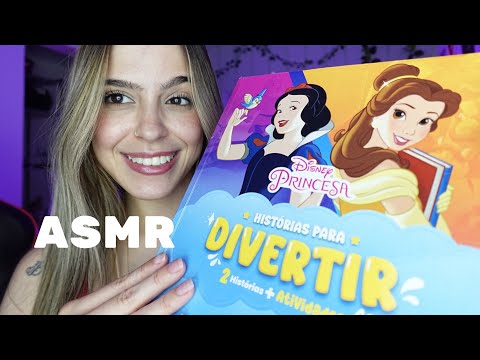 ASMR LENDO HISTORIAS PARA VOCÊ DORMIR 😴💤