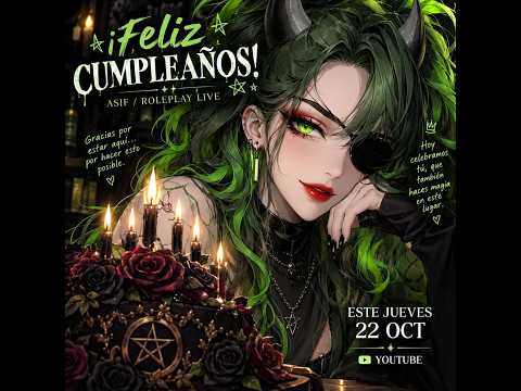 Celebrando mi cumpleaños con ustedes 🎂✨