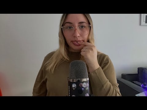 ASMR MOUTH SOUNDS INTENSOS, SPIT PAINTING Y VISUALES 