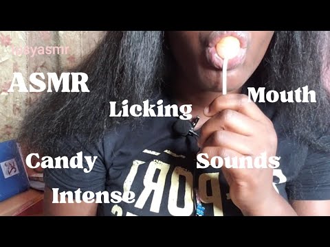 ASMR  extreme lollipop 🍭 mouth wet sounds |Cola Flavor