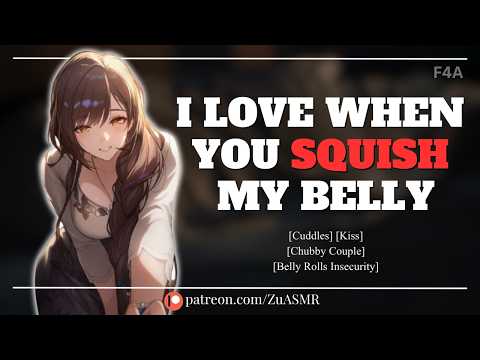 Squeezing Chubby Mommy Girlfriend’s Belly Rolls After Her Hard Day At Work| Reverse Comfort| ASMR RP