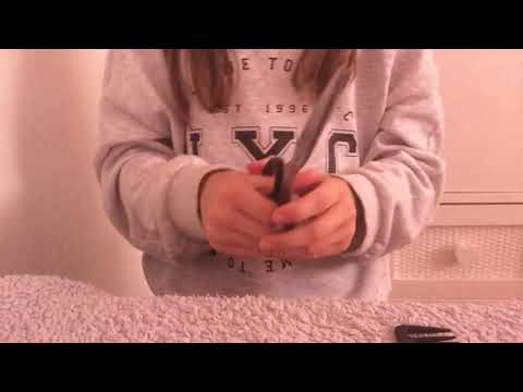 ASMR cutting and brushing your hair
