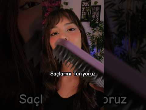 Kaç makas sesi duydun ? 🪮 #asmr #asmrhairplay #asmrshorts