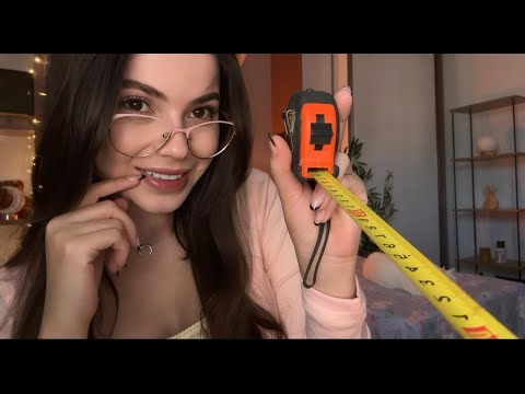 ASMR tirando suas medidas de corpo inteiro 📏✨