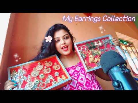 ASMR | My Earrings Collection | 😍✨