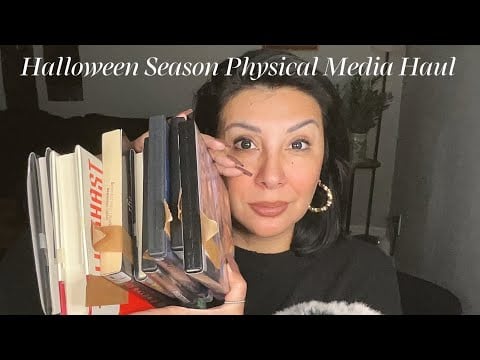 A Fresh Haul of Physical Media for Spooky Season ASMR 