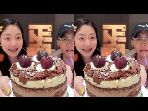 "KC Tidur" dan kekasih yang jahat makan kek black forest (tidak membantu untuk tidur, tetapi lucu)