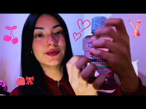 Asmr tapping em objetos cor de rosa🩷🎀