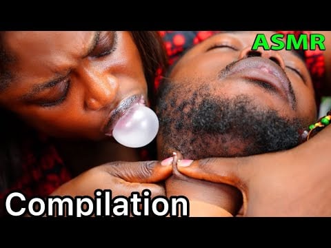 ASMR✨I Made Him Fall Asleep in 1 Minute 😴 Beard Grooming, Scratching, Shaving & Ingrown Hair Removal