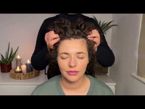 ASMR Scalp Massage Sounds for Quick Stress Relief (no talking) 6minutes of tingles 