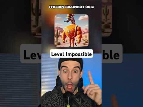 IMPOSSIBLE BRAINROT CHALLENGE (FINAL) #shorts