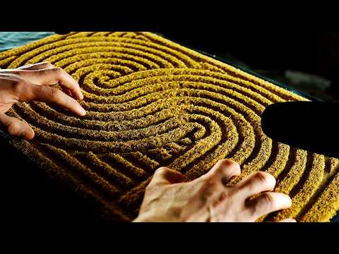 Looks Like a Zen Garden… But It’s Not (no talking ASMR)