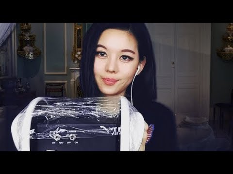 Sleepy  ASMR ビニール ラップ 囁き 일본어 日本語 ささやき  japanese