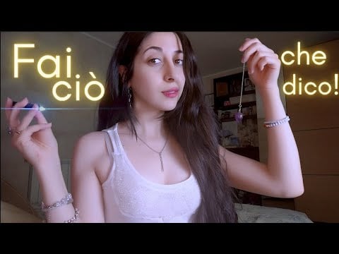 FAI CIO' CHE DICO PER DORMIRE ASMR Ipnosi - Segui le mie istruzioni (sussurri, pendolo, luce)