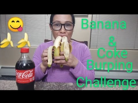 EATING BANANA AND COKE BURPING  CHALLENGE PART 2:Igorota Life in America Denver Colorado 🇺🇸