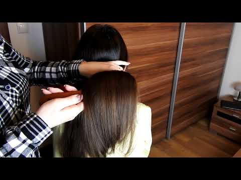 Hair brushing, head scratching*ASMR