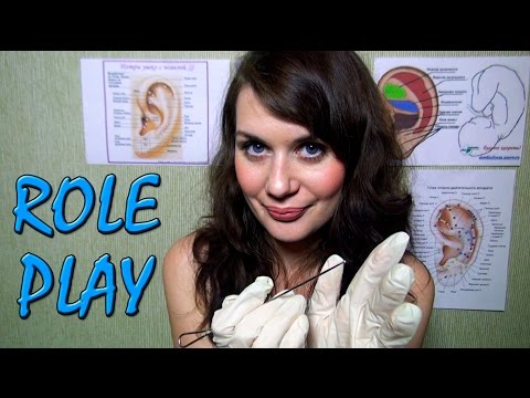 ASMR Role Play Medical Exam Ears Relaxing Whisper