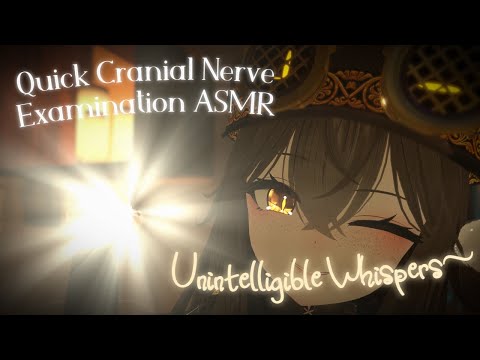 Cranial Nerve Examination w/ Unintelligible Whispers | VRChat 3Dio ASMR