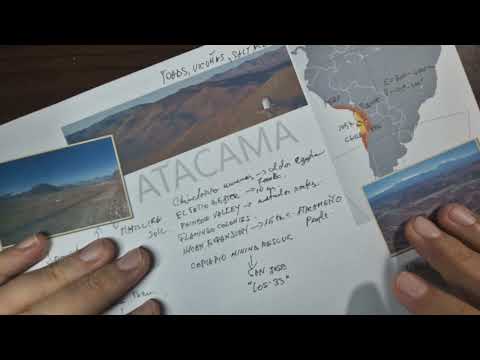 ASMR: The HARSHEST desert in the world - ATACAMA | Facts & Stats  [ASMR map tracing with facts]