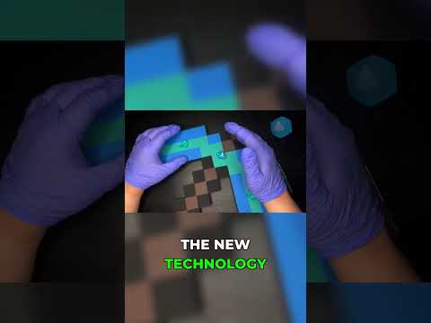 The satisfying way to press diamonds 💎 #minecraft #asmr #shorts