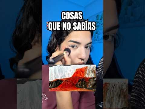 COSAS que ❌NO SABÍAS❌ mientras me maquillo ✨ #asmr #makeup #cosasquenosabias