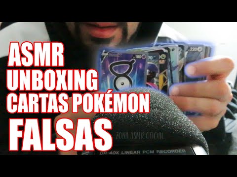 ASMR | Unboxing Cartas Pokémon FALSAS