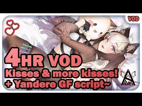 Kisses & More kisses! + Yandere GF Script~ ♡【ASMR / 3DIO】