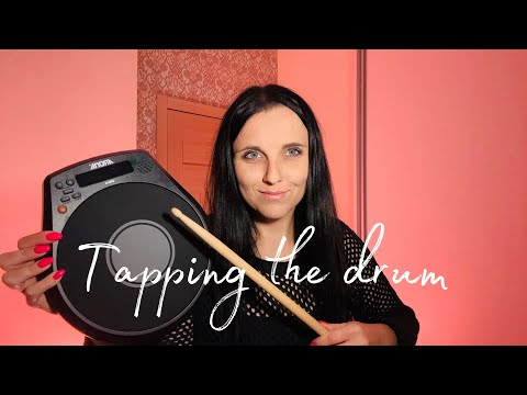 💚ASMR TAPPING THE DRUM💚 #asmr #satisfying #relaxing #asmrsounds #asmrvideo #sleep #calm #lofi #usa