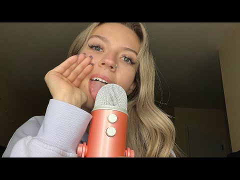 ASMR| High Volume CRISPY & Sensitive Mouth Sounds & Inaudible Whispering/ Long Nail Tapping