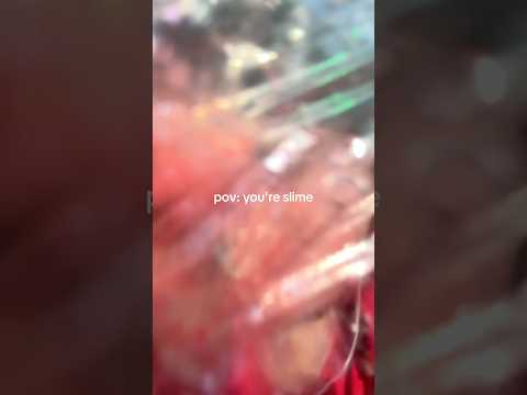 pov: you're slime #asmr #asmrslime #mouthsounds