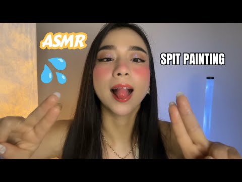 ASMR | SPIT P4INT1NG - CON MUCHA B4BA4