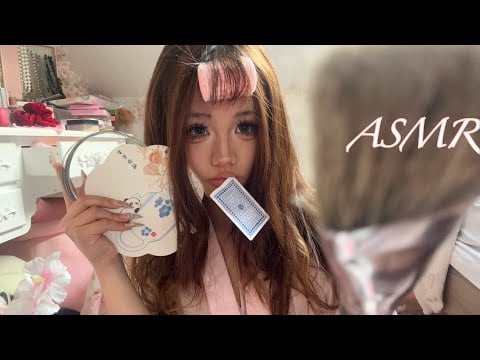 ASMR ❓ triggers that are oddly satisfying to me | cards | brushing | scratching & tapping