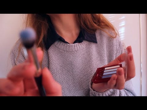 ASMR Simple Winter Makeup & Hair 💙 No talking, Layered sounds, Personal attention