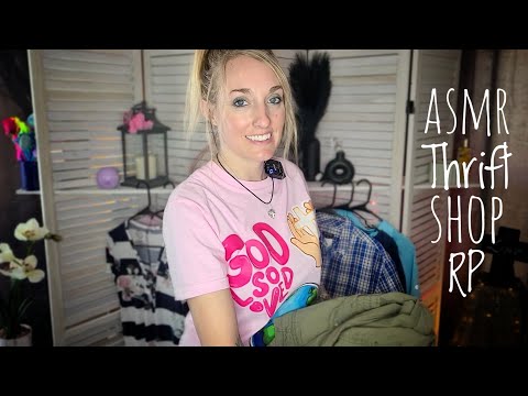 ASMR | Thrift Store Cashier Roleplay | Featuring @JG4Him22