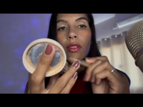 ASMR TE ARRUMANDO PARA UM “DATE” ROMÂNTICO ❤️‍🔥 cabelo + make