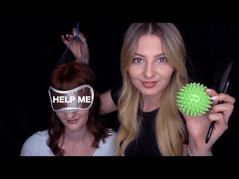 ASMR RELAXING HAIR BRUSHING & SCALP MASSAGE 😴 | ULTRA TINGLY TRIGGER MIT ASMR JANINA