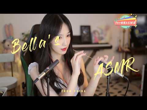 【贝拉小姐姐 ASMR】舌头螺旋桨，掏耳，略略略