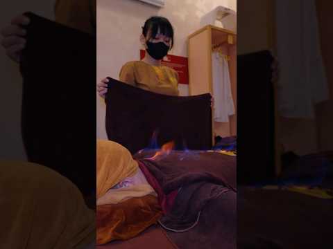 ASMR: Insane Vietnamese FIRE Full Body Massage #shorts
