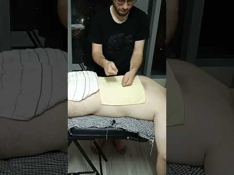 BACK THERAPY ASMR MASSAGE #back #asmr #massage #relax #shortvideo #easyturkish