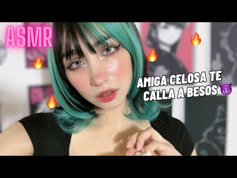 POV: Tu amiga CELOSA te calla a BESOS 😈🔥 ASMR ROLEPLAY