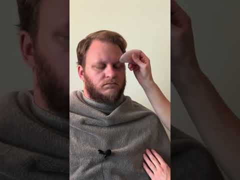 ASMR Eyebrow Massage Gua Sha #asmr #facialmassage #guasha #personalattention