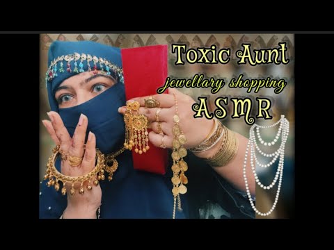 ASMR -🇮🇳Toxic aunt take you to 💍jewellary shopping ASMR w/subtitles #funnyasmr #asmrtriggers