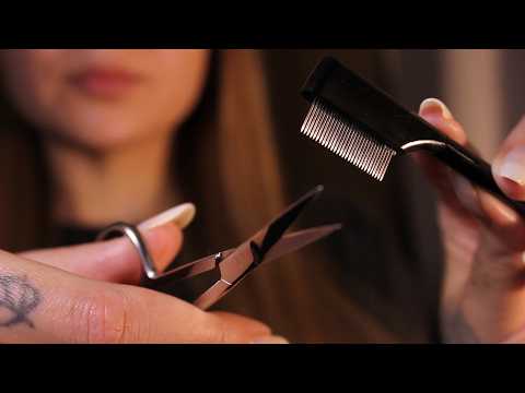ASMR Tiny Hair Salon 🤏✂️ Giving you a haircut with small props (no talking, layered sounds)