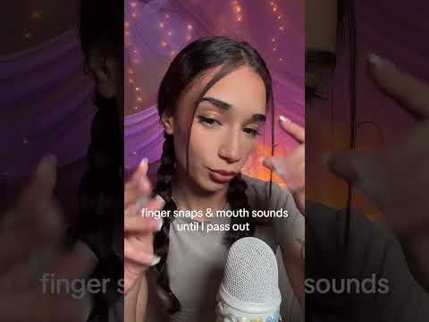 my fingers still hurt … #asmr #mouthsounds #fyp