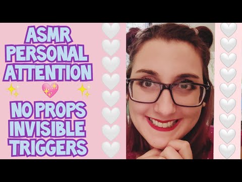 ASMR ~ Personal Attention ~ No Props Makeup, Haircut, & Selling Invisible Items