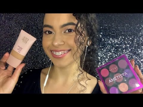 Asmr- “amiga” te maquia só com produtos que vão para o lixo 🗑️ 💀⚠️😷