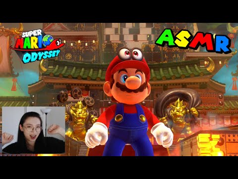 ASMR in Bowser's Kingdom 🏯 Soft spoken let's play Super Mario Odyssey